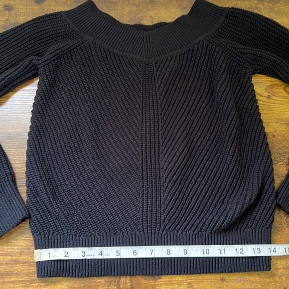 Abercrombie & Fitch Black Thick Long Sleeve Pullover Sweater - Picture 6 of 10